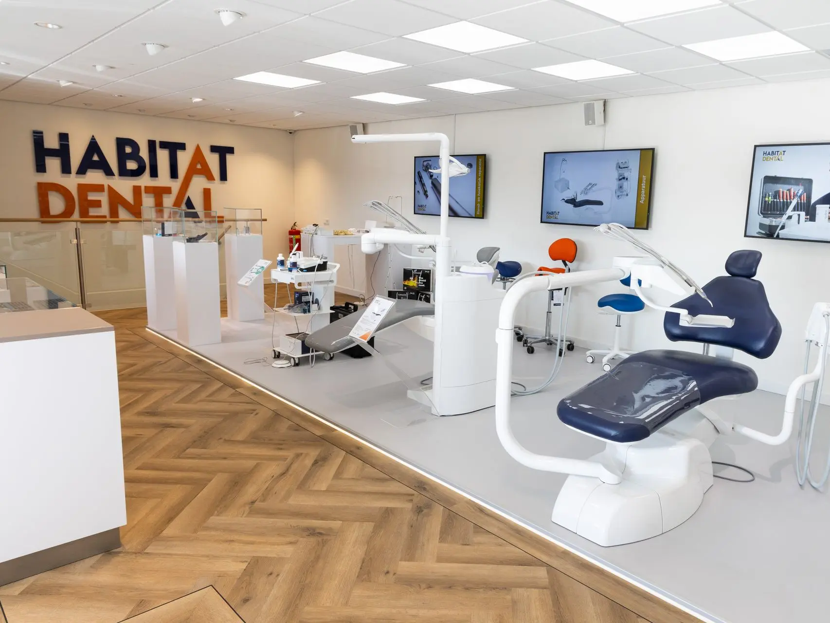 Showroom van Habitat Dental aan de Oosterbracht in Emmen