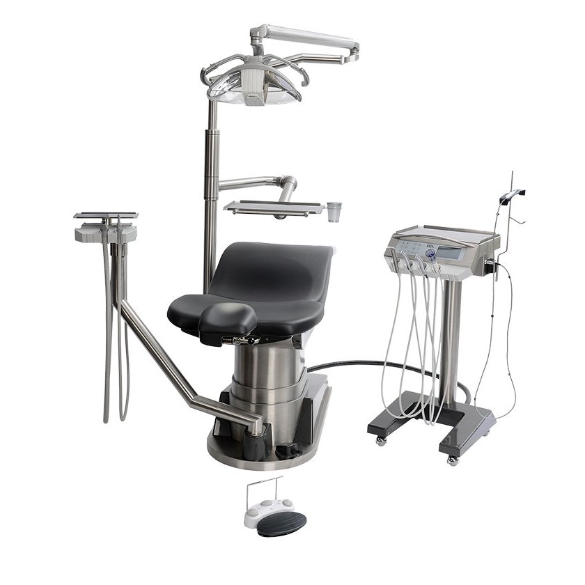 DKL D2-EC(SA) behandelunit met cart en zwenkbaar assistent (3)