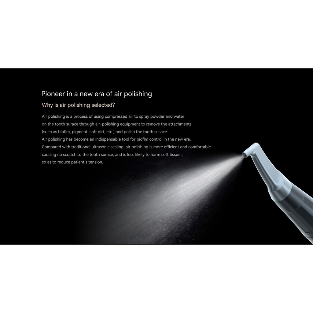 Woodpecker AP-H bicarbonaat-airpolisher met AP-1 handstuk (6)