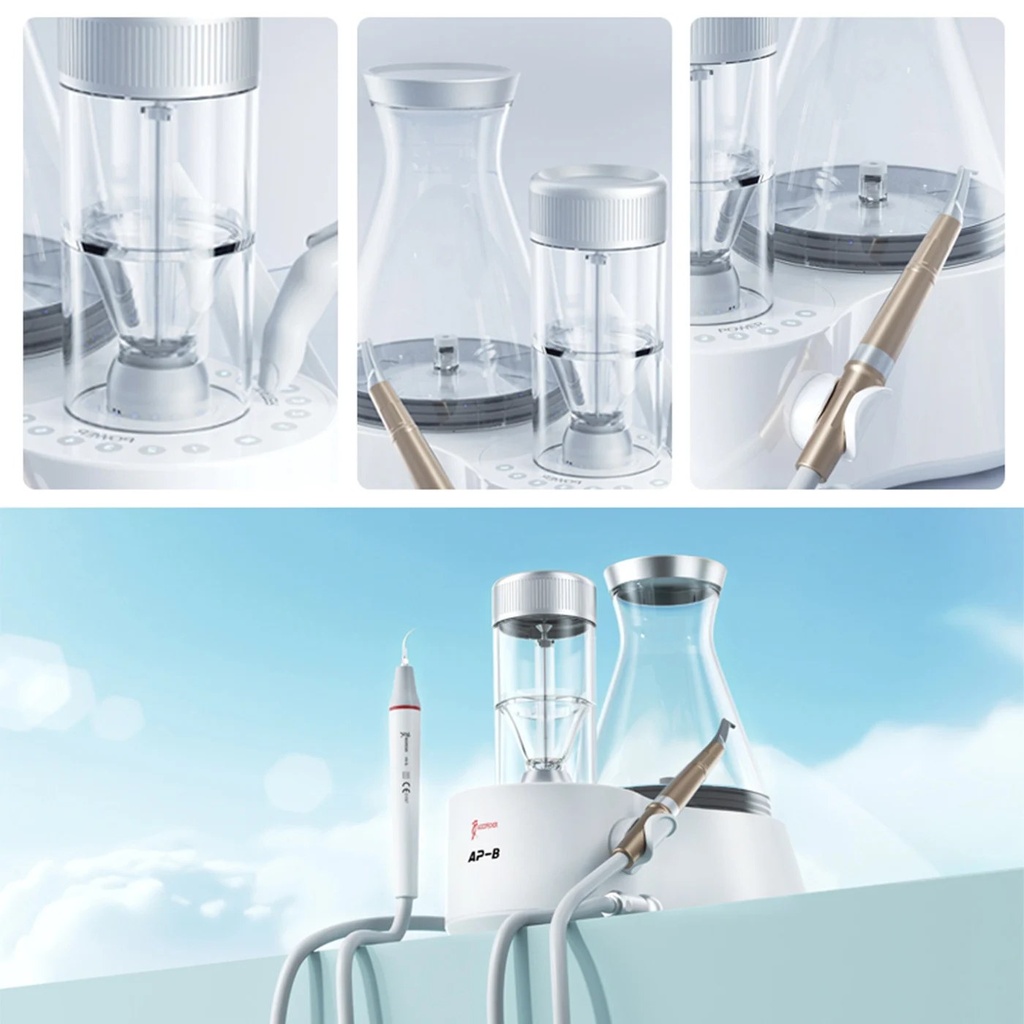 Woodpecker AP-B ultrasoon scaler en airpolisher, wit (2)