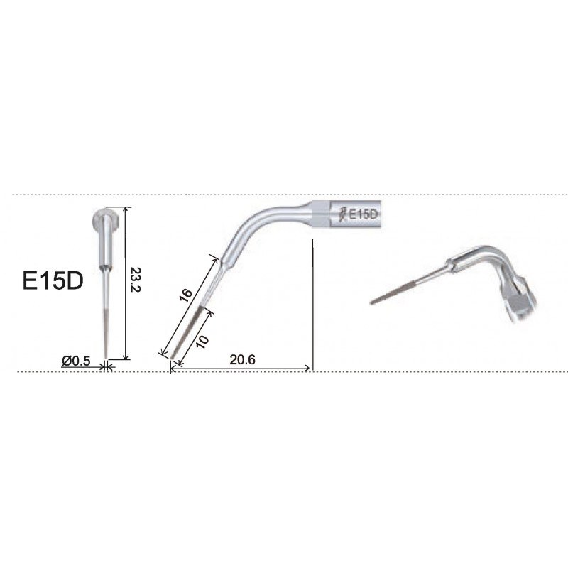 Woodpecker ED15D endo-tip met waterkoeling (2)