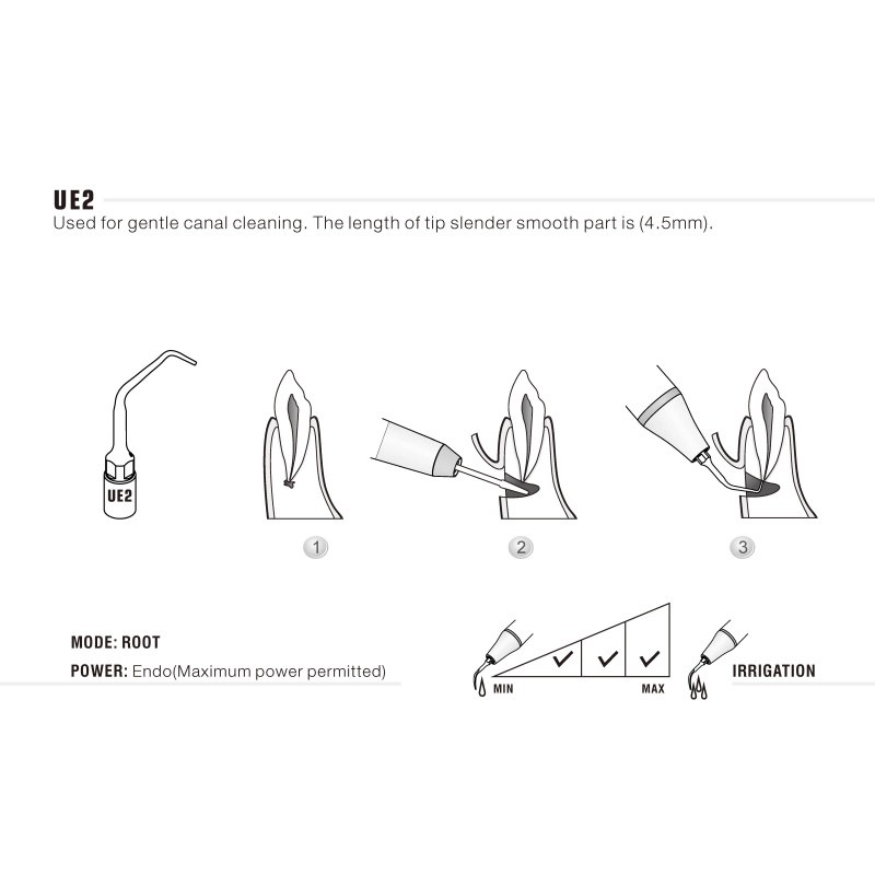 Woodpecker UE2 ultrachirurgische tip voor endo (3)