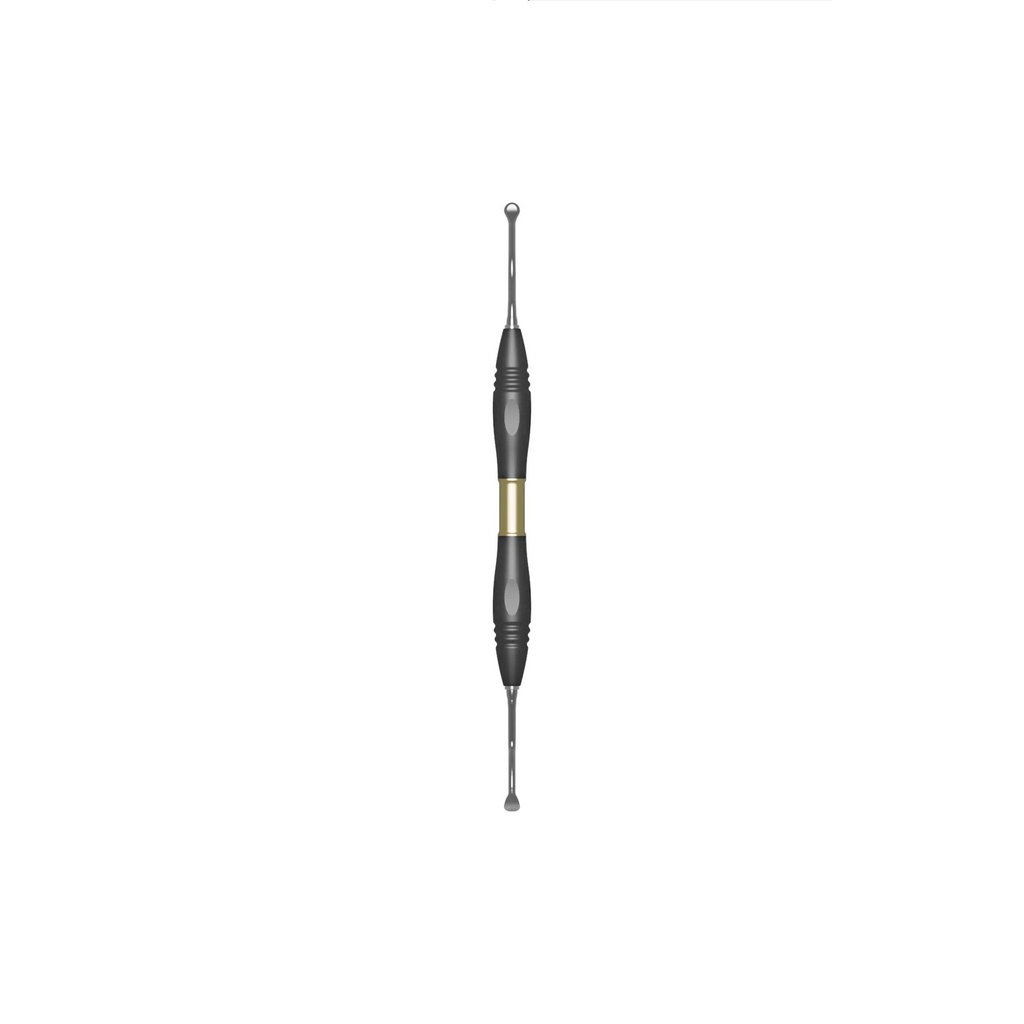 HOTZ, sinus lift curette, size 2, PEEK handle (2)