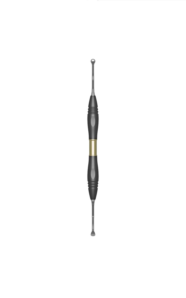HOTZ, sinus lift curette, size 2, PEEK handle (2)