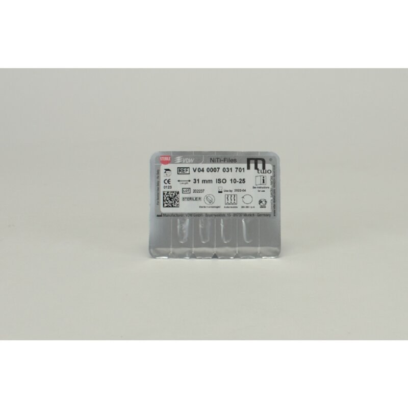 VDW Mtwo roterende vijlen, assortiment ISO 10-25, 31 mm (2)