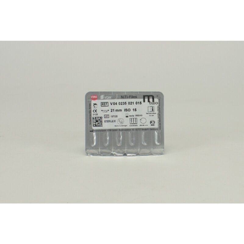 VDW Mtwo NiTi-vijl, 15/.05, 21 mm met werkend deel van 16  (2)