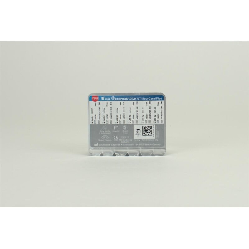 VDW Reciproc blue vijl, R40, 21 mm, 6 stuks (2)