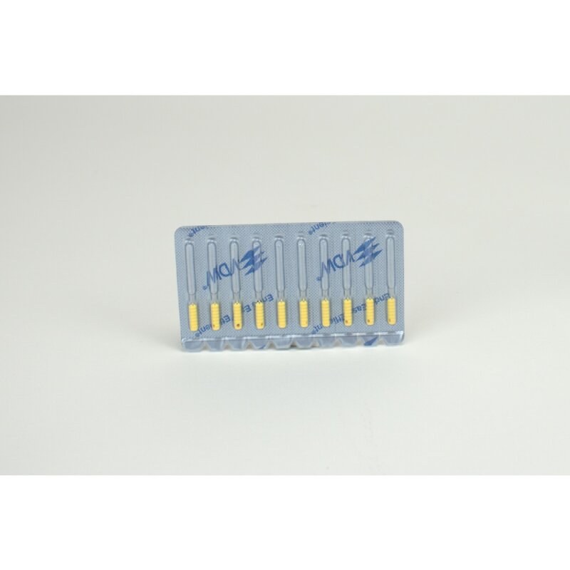 VDW extirpatienaald CC-Cord, xx-fijn, geel, 21 mm, 10 stuk (2)