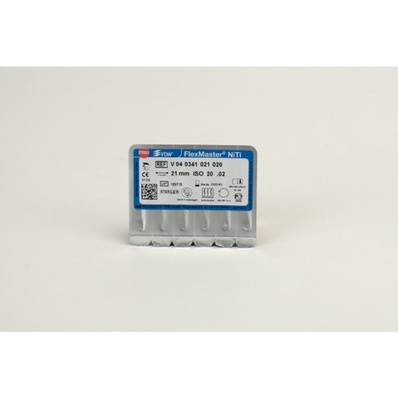 VDW FlexMaster vijl, taper 02, ISO 20, 21 mm, 6 stuks (2)