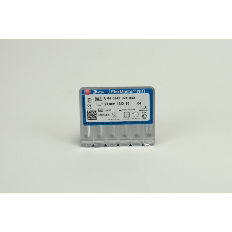 VDW FlexMaster vijl, taper 04, ISO 30, 21 mm, 6 stuks (2)