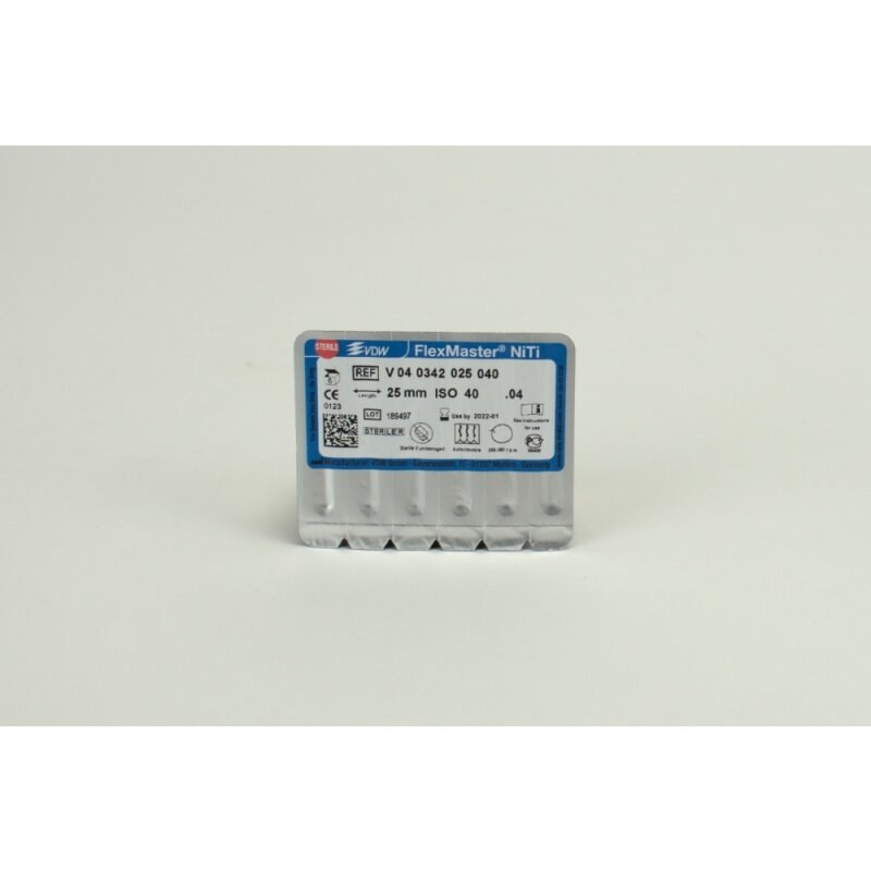 VDW FlexMaster Taper .04 endodontische vijl, ISO 40, 25 mm (2)