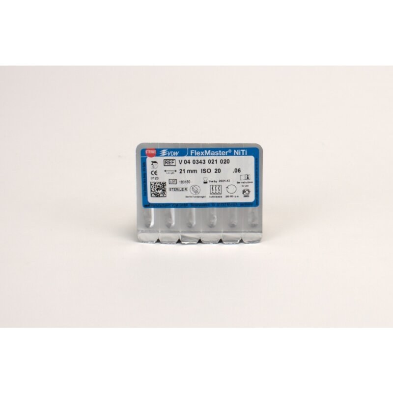 VDW FlexMaster 343/20 roterende vijl, taper .06, 21 mm (2)