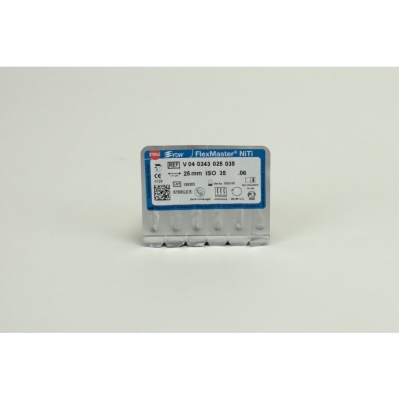 VDW FlexMaster 343/35 roterende vijl, .06 taper, 25 mm (2)