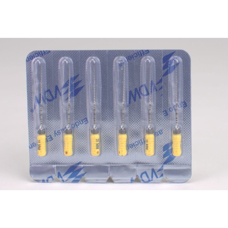 VDW K-Bohrer 53/20 handruimer, steriel, 31 mm (2)