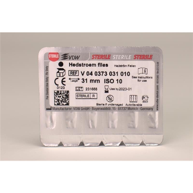 VDW Sterile K-Bohrer 53 wortelkanaalruimer, ISO 055, 31 mm (2)
