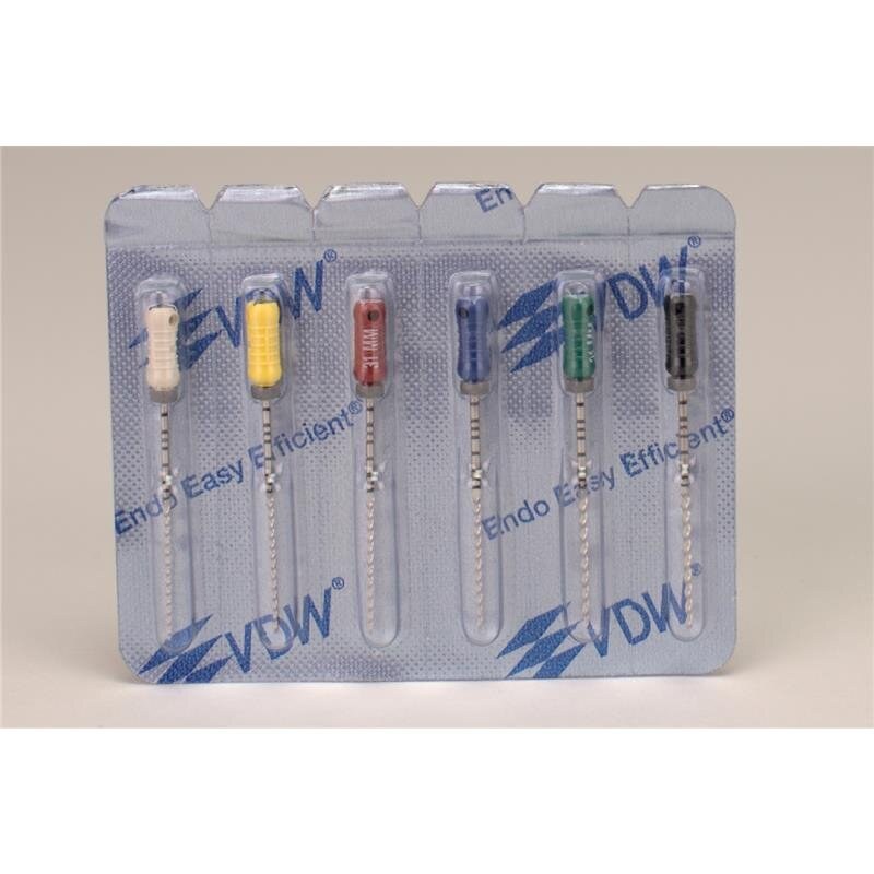 VDW Sterile K-Bohrer wortelkanaalboor, ISO 45-80, 31 mm (2)