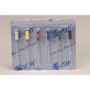 VDW Sterile K-Bohrer wortelkanaalboor, ISO 45-80, 31 mm (2)