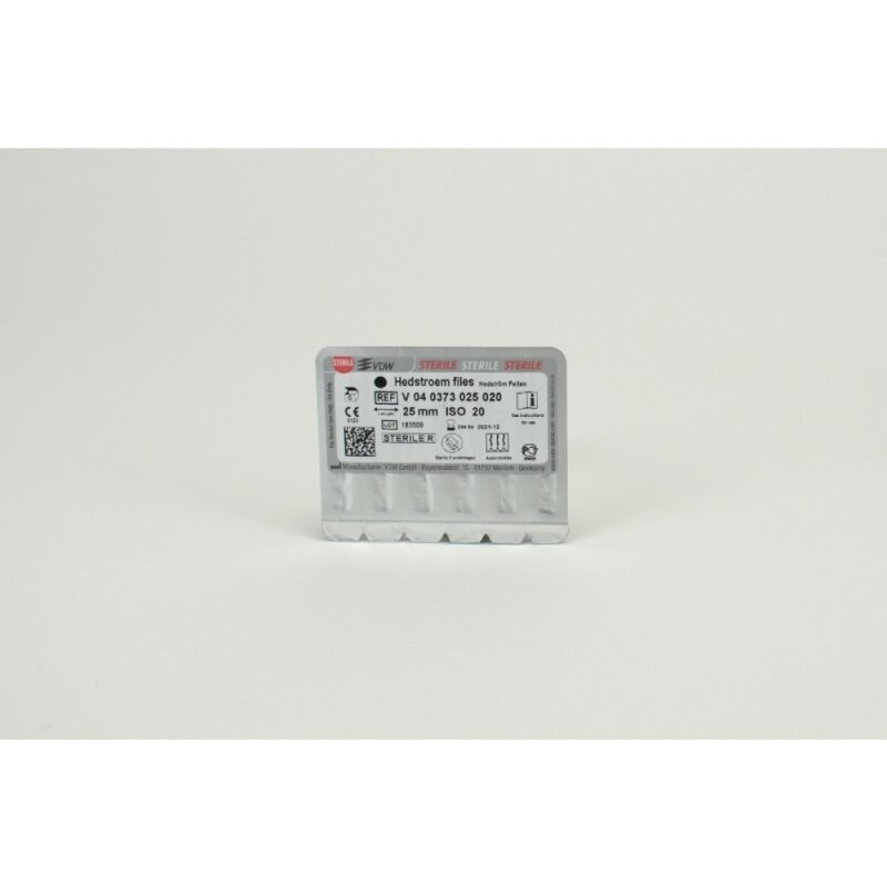 VDW 73/20 Hedström-vijlen, 25 mm, steriel (2)