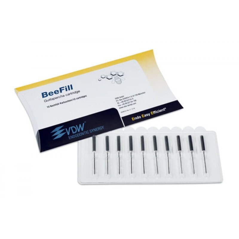 VDW BeeFill GP guttapercha cartridge, 25G, 0,45 mm (4)