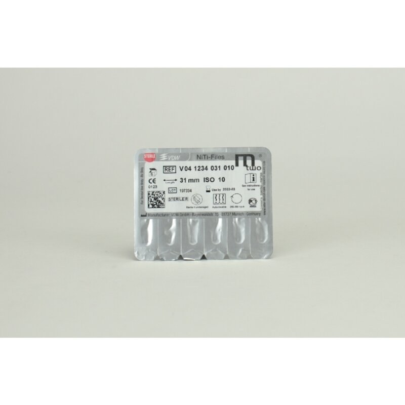 VDW Mtwo NiTi-vijl, 10/.04, 31 mm, werkend deel 21 mm (2)