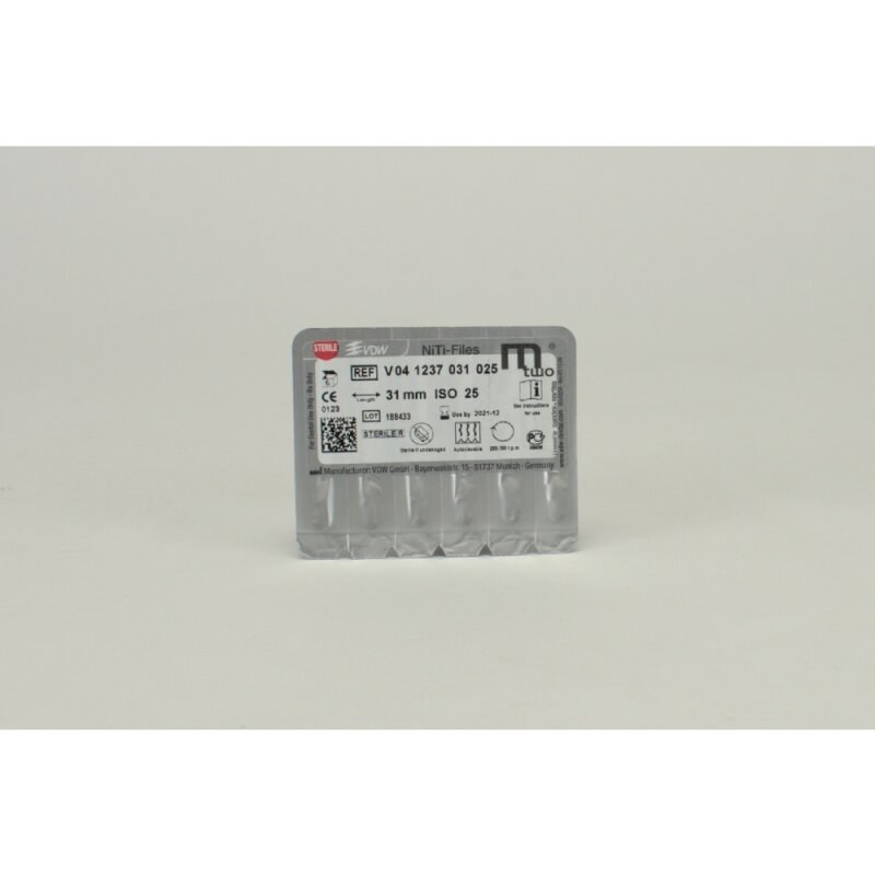 VDW Mtwo NiTi-vijl, 25/.07, 31 mm, werkdeel 21 mm (2)