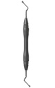 LUCAS, bone curette, 17 cm, d/e., size 86, PEEK handle (2)