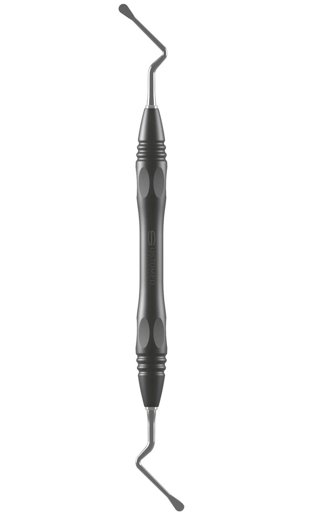 LUCAS, bone curette, 17 cm, d/e., size 86, PEEK handle (3)