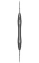 LUCAS, bone curette, 17 cm, d/e., size 86, PEEK handle (4)