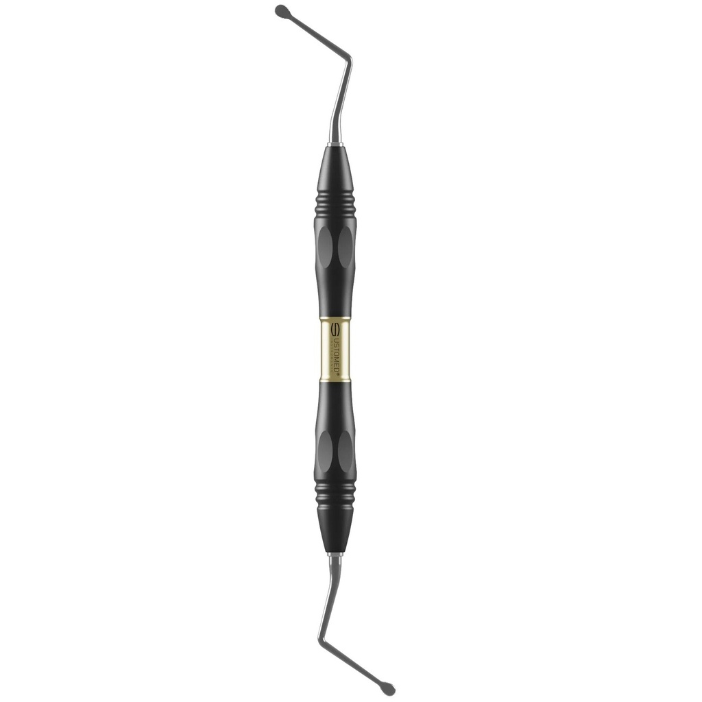 LUCAS, bone curette, 17 cm, serr., size 86, PEEK handle (3)