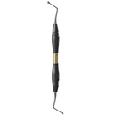 LUCAS, bone curette, 17 cm, serr., size 86, PEEK handle (4)