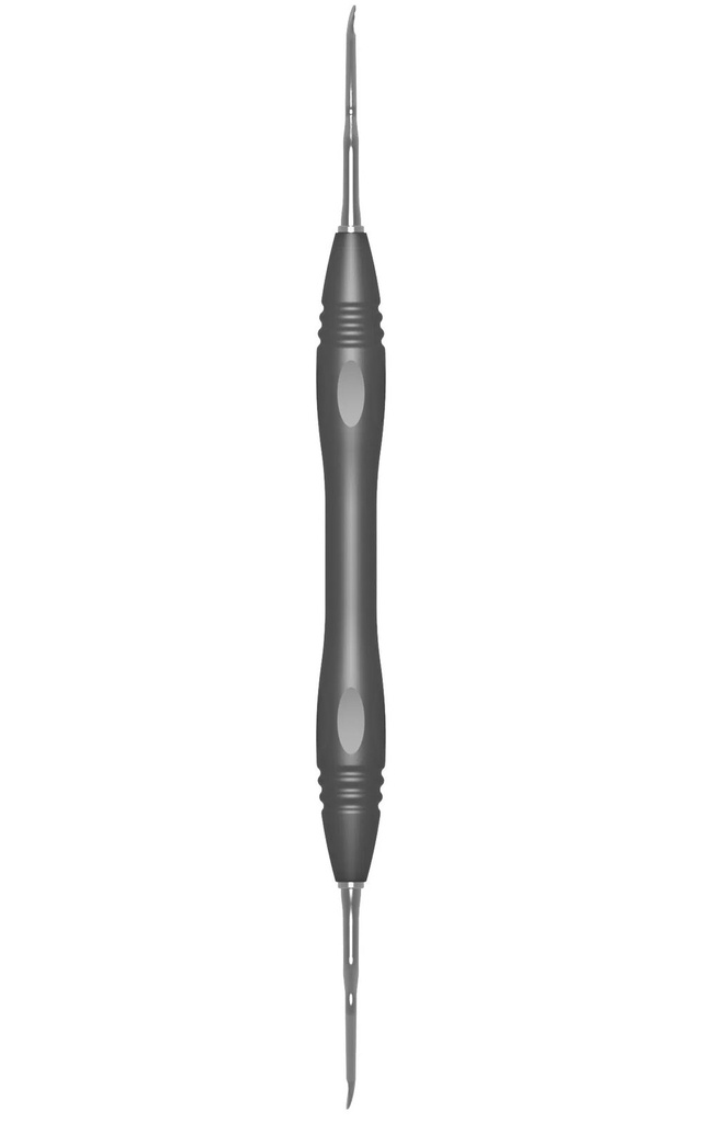 LUCAS, bone curette, 17 cm, d/e., size 87, PEEK handle (4)