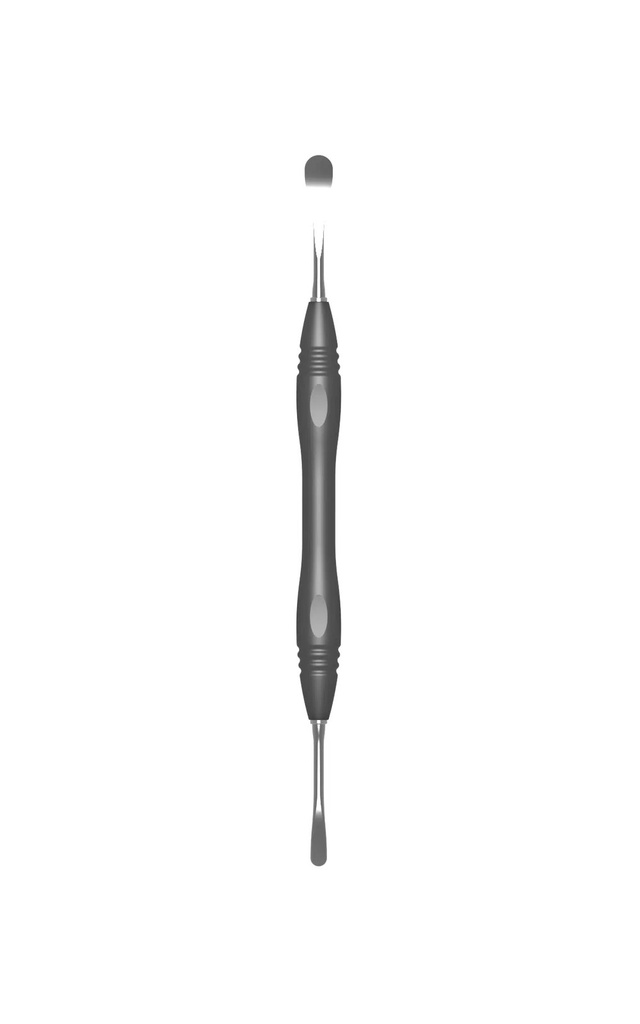 Periosteal elevator, 17, 5 cm, d. e., cvd.. PEEK handle (3)
