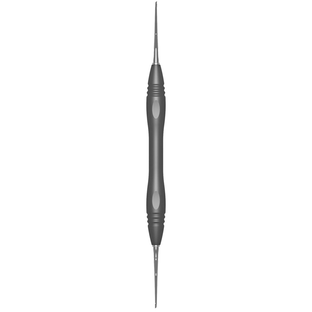 HEMINGWAY, bone curette, 18 cm, size 0, PEEK handle (4)