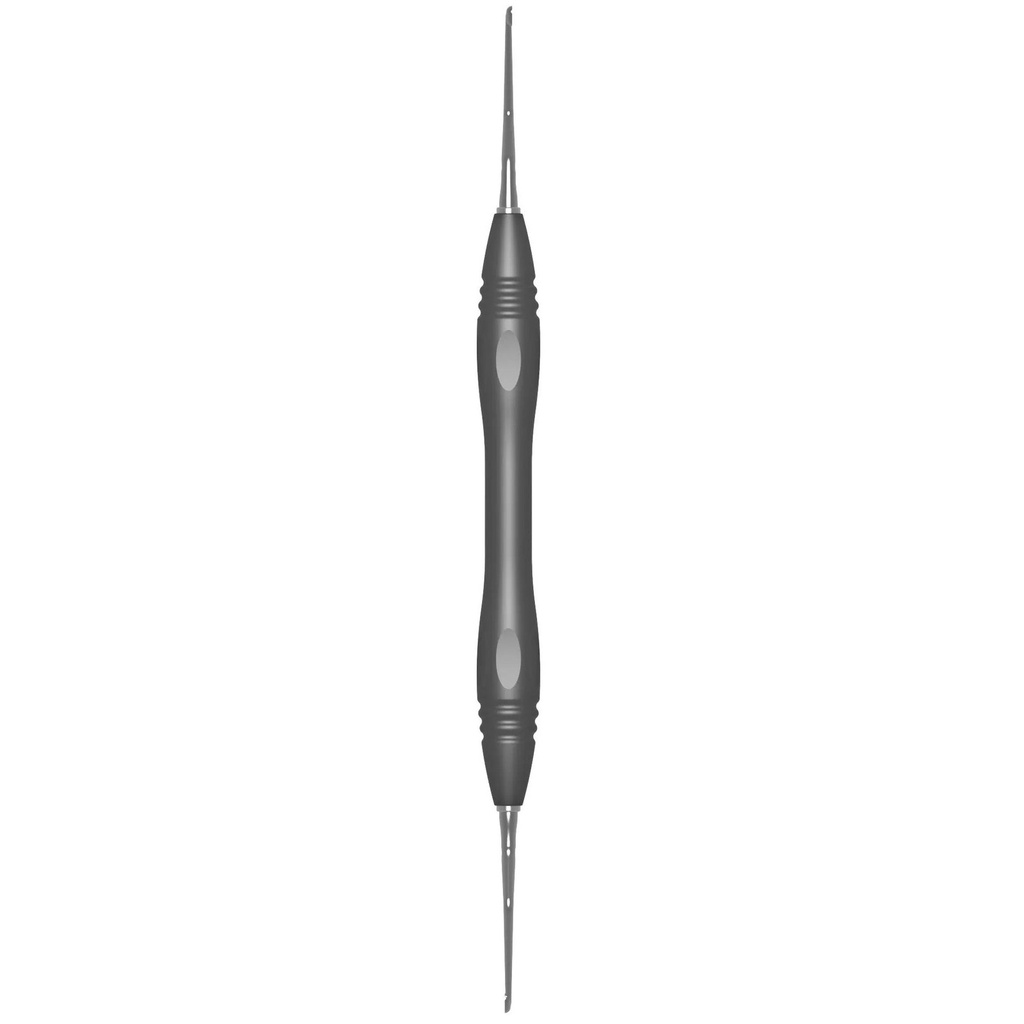 HEMINGWAY, bone curette, 18 cm, size 1, PEEK handle (4)