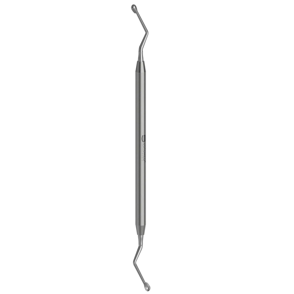 HEMINGWAY, bone curette, 18 cm, size 4 (2)