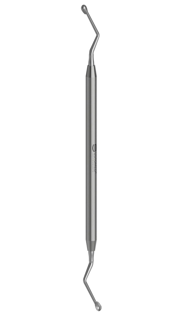 HEMINGWAY, bone curette, 18 cm, size 4 (2)