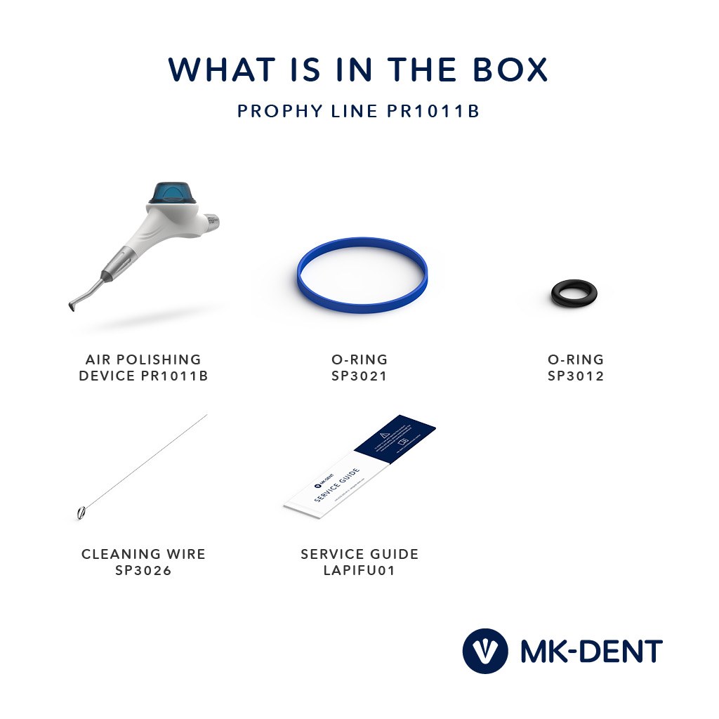 MK-dent PR1011B Prophy Line poederstraler, Bien-Air-koppel (7)