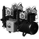 Cattani AC400 compressor, tandem 2 cilinders met 2 luchtdr (2)