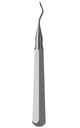 Desmotome, straight, size 2, hollow handle (3)