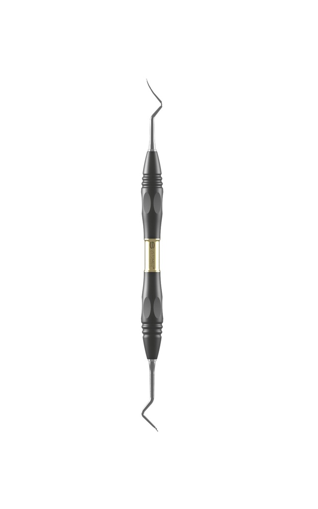 Ustomed Kasaj tunneleringsmes Micro gebogen, 19 cm, PEEK h (2)