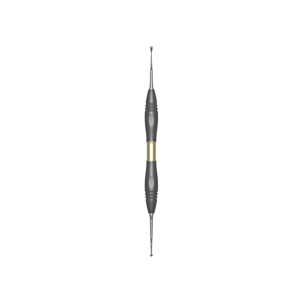 Ustomed Kasaj tunneleringsmes Micro gebogen, 19 cm, PEEK h (3)