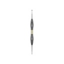 Ustomed Kasaj tunneleringsmes Micro gebogen, 19 cm, PEEK h (3)