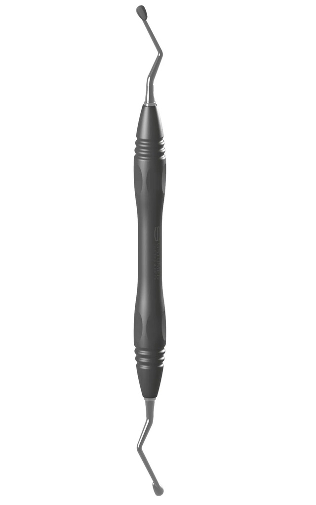 HEMINGWAY, bone curette, 18 cm, size 4, PEEK handle (2)