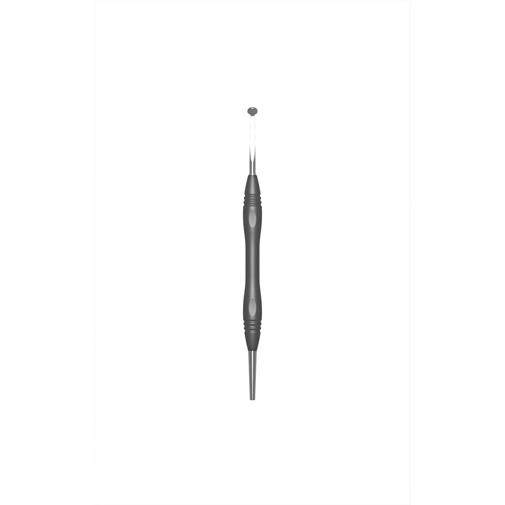 Root res. mirror, plane, rhodium, Ø 5 mm, PEEK handle (3)