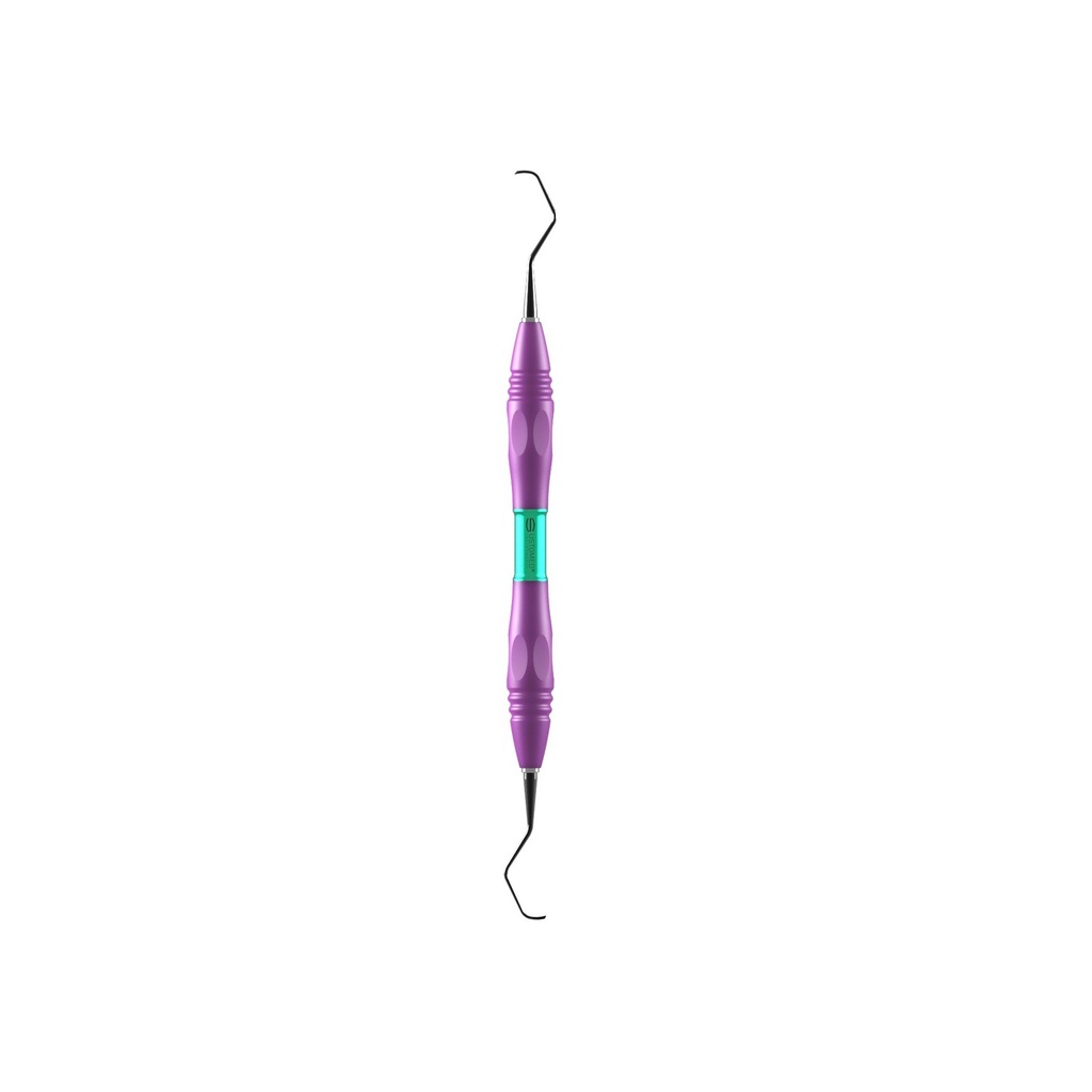 GRACEY, curette, 7/8, DLC coat., PEEK handle, pink (2)