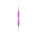 GRACEY, curette, 11/12, DLC coat., PEEK handle, pink (2)