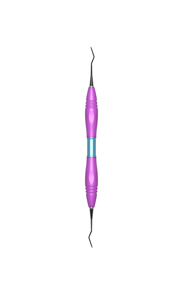 GRACEY, curette, 13/14, DLC coat., PEEK handle, pink (3)