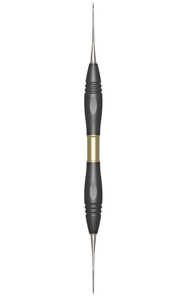 LANGER, Kürette, 5/6, titanium, PEEK handle (2)