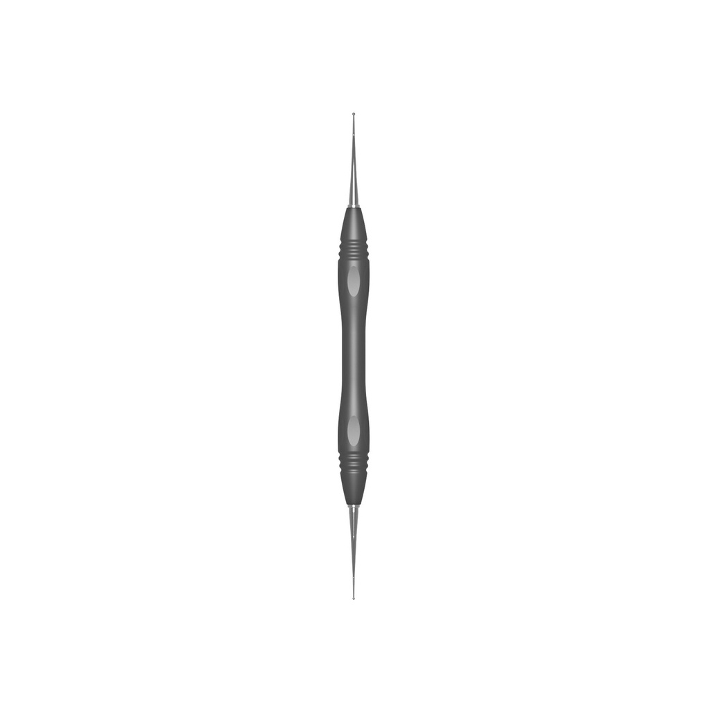 Plugger, ball shaped, size 1, double-ended, PEEK handle (2)