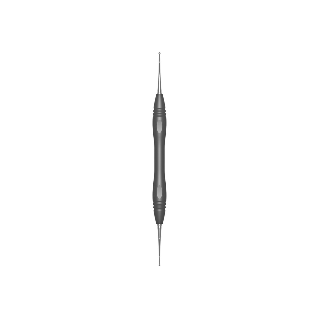 Plugger, ball shaped, size 2, double-ended, PEEK handle (2)